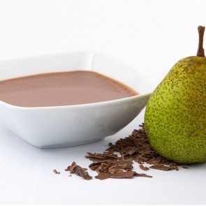 Chocolade Peer Pudding DeliNutri Gezond toetje
