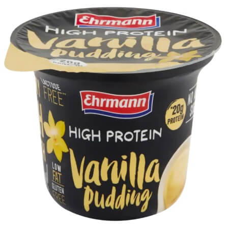 Ehrmann High Protein Vanilla Pudding Suikervrije pudding jumbo