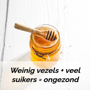 Honing bij suikerziekte is niet gezond