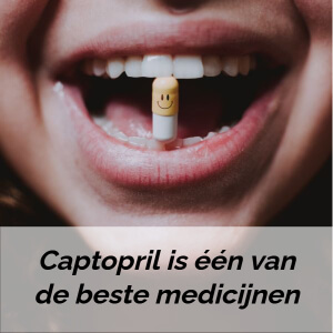 Captopril is één van de medicijnen tegen hoge bloeddruk Captopril is één van de medicijnen tegen hoge bloeddruk