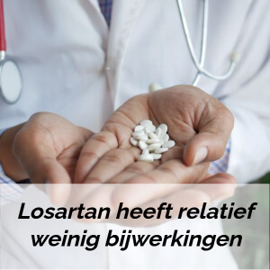 Losartan heeft relatief weinig bijwerkingen