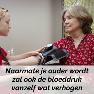 hoe hoog mag de bloeddruk zijn bij ouderen
