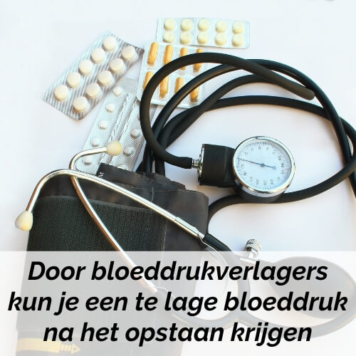 te lage bloeddruk na het opstaan