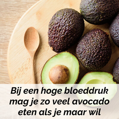 avocado mag je eten bij hoge bloeddruk
