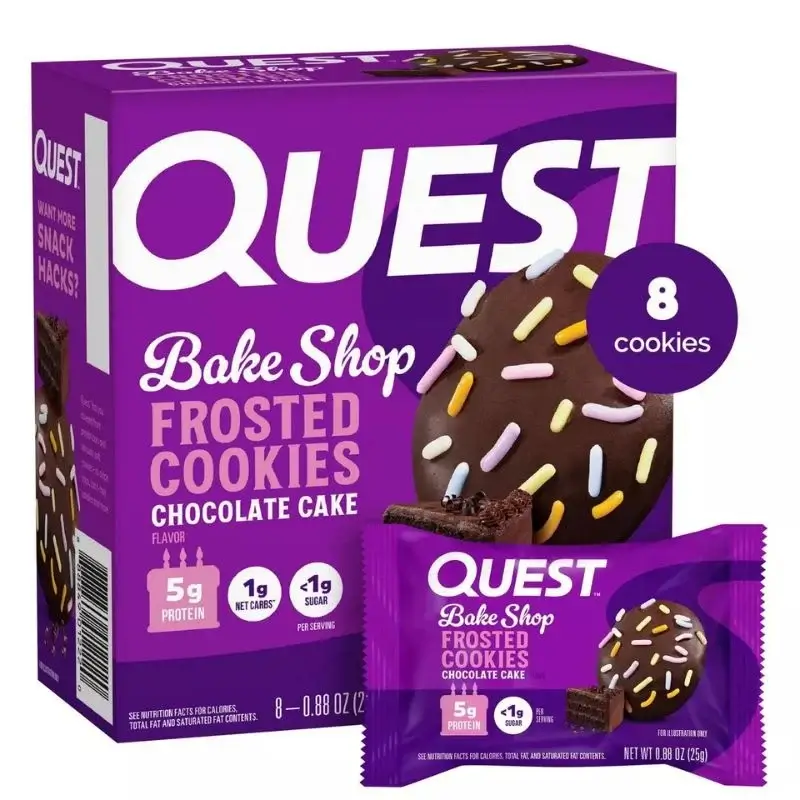 Quest suikervrije chocoladecake koekjes Quest suikervrije chocoladecake koekjes