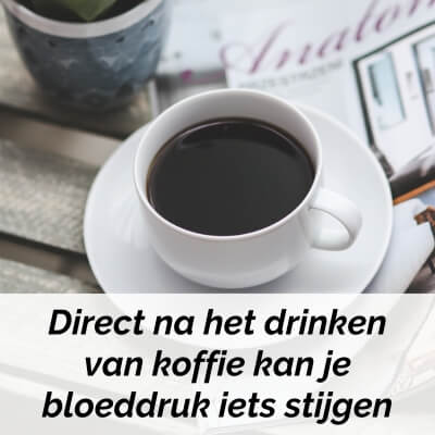 koffie bloeddrukverhogend