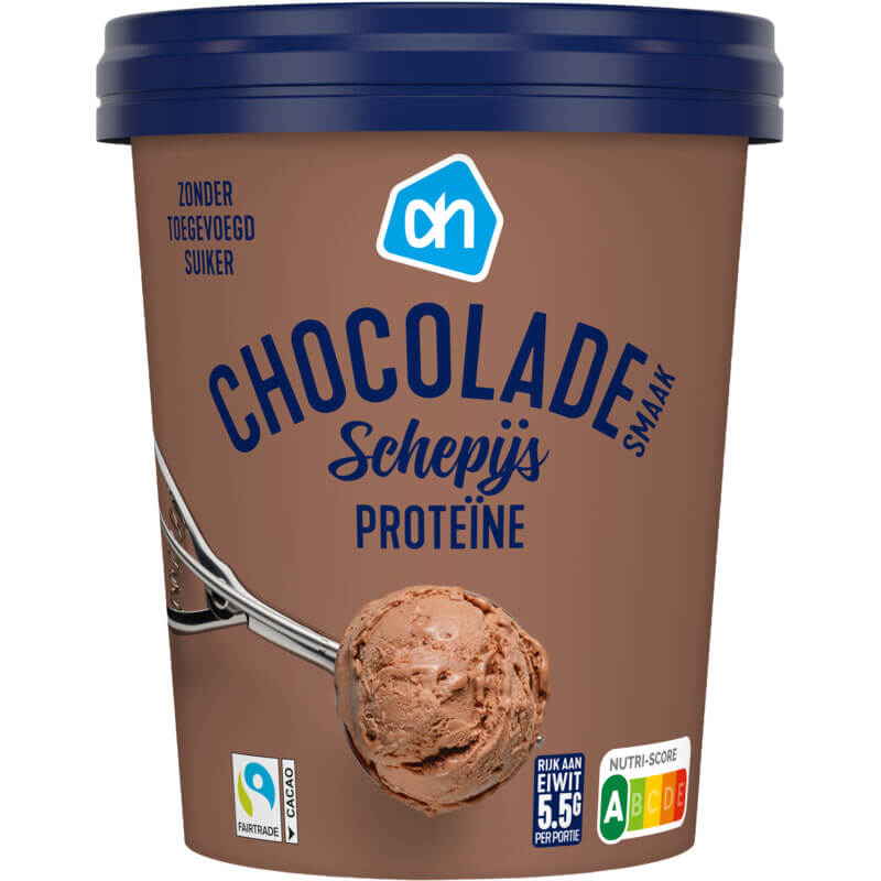 proteine schepijs chocolade